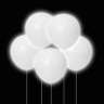 Светодиодные воздушные шары 5 шт. белый цвет - Светодиодные воздушные шары 5 шт. белый цвет