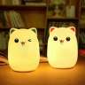 Мягкий силиконовый ночник Котик Cute Cat LED - Мягкий силиконовый ночник Котик Cute Cat LED