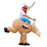 Надувной костюм Ковбой на буйволе - Надувной костюм Ковбой на буйволе