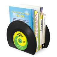 Подставка для книг &quot;Виниловые пластинки&quot; Vinyl Bookends, набор из 2-х пластинок - Подставка для книг "Виниловые пластинки" Vinyl Bookends, набор из 2-х пластинок