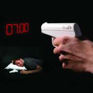 Будильник пистолет с проекционными часами Secret Agent Alarm Clock  - Будильник пистолет с проекционными часами Secret Agent Alarm Clock 