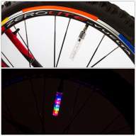 Подсветка для колес велосипеда, Крепление на ниппель, 5 цветов, 2 шт., Фонарь велосипедный, LED - Подсветка для колес велосипеда, Крепление на ниппель, 5 цветов, 2 шт., Фонарь велосипедный, LED
