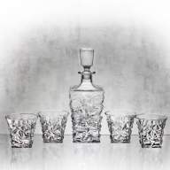 Набор для виски DIAMOND 6 в 1, Графин-декантер, бокалы, форма для льда &quot;Сфера&quot;, для крепких напитков - Набор для виски DIAMOND 6 в 1, Графин-декантер, бокалы, форма для льда "Сфера", для крепких напитков