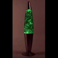 Лава лампа зеленая с блестками, 40 см - Лава лампа зеленая с блестками, 40 см