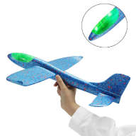 Самолет планер, метательный  с LED подсветкой большой, 47x48 см - Самолет планер, метательный  с LED подсветкой большой, 47x48 см