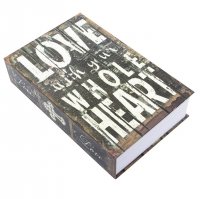 Книга сейф Love With Your Whole Heart, 24 х 16 х 5,5 см