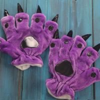 Перчатки для кигуруми Фиолетовые