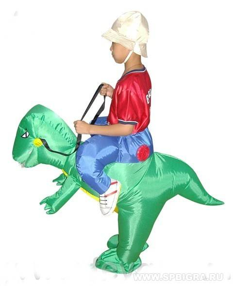 Надувной костюм Динозаврик