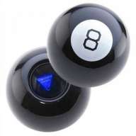 Magic 8 Ball Шар ответов - Восьмерка 10 см - Magic 8 Ball Шар ответов - Восьмерка 10 см