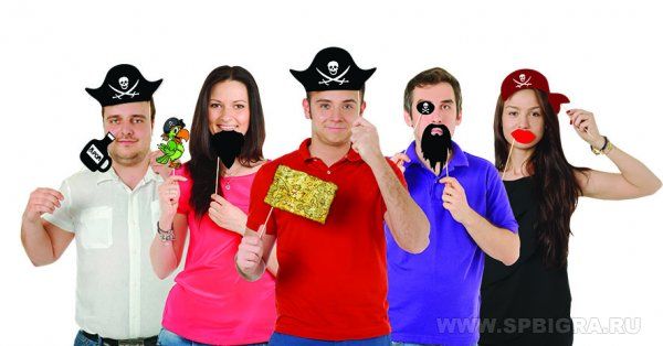 Набор бутафории для фотосессий Пираты
