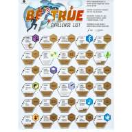 Скретч плакат  BeTrue Challenge List - 30 вызовов - Скретч плакат  BeTrue Challenge List - 30 вызовов