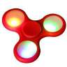 Светящийся спиннер Fidget Hand Spinner с LED подсветкой - красный