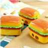 Точилка с 2 ластиками &quot;Гамбургер&quot; - Free-Shipping-Wholesale-Photo-Color-Novelty-Sharpener-Cartoon-pencil-sharpener-Lovely-hamburger-pencil-cutter-P77-12.jpg_350x350.jpg
