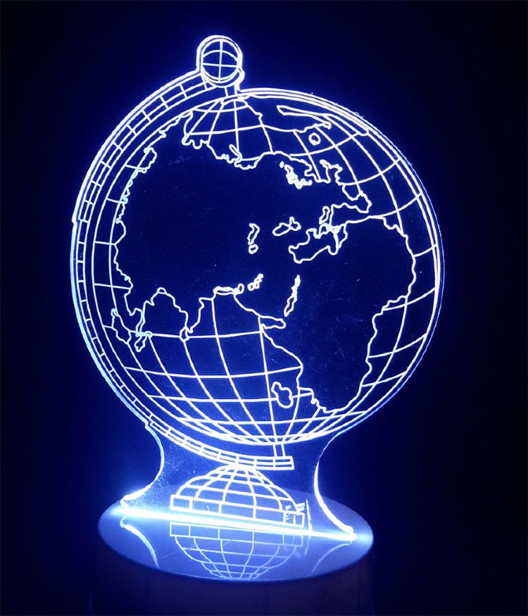 3D светильник "Глобус"